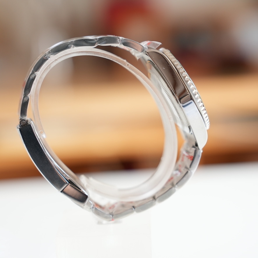 【国内即日発送】高品質ムーブメント・メンズ自動巻き腕時計 GMT 40mm ツインタイム PARNIS パーニス R32 レッド/ブルー_画像4