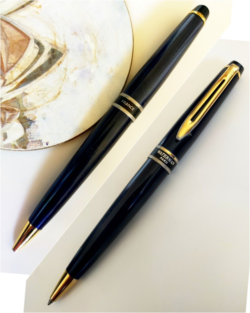 WATERMAN(ウォーターマン) ボールペン メタリックブルー 生産 WATERMAN(ウォーターマン) ボールペン メタリックブルー 生産