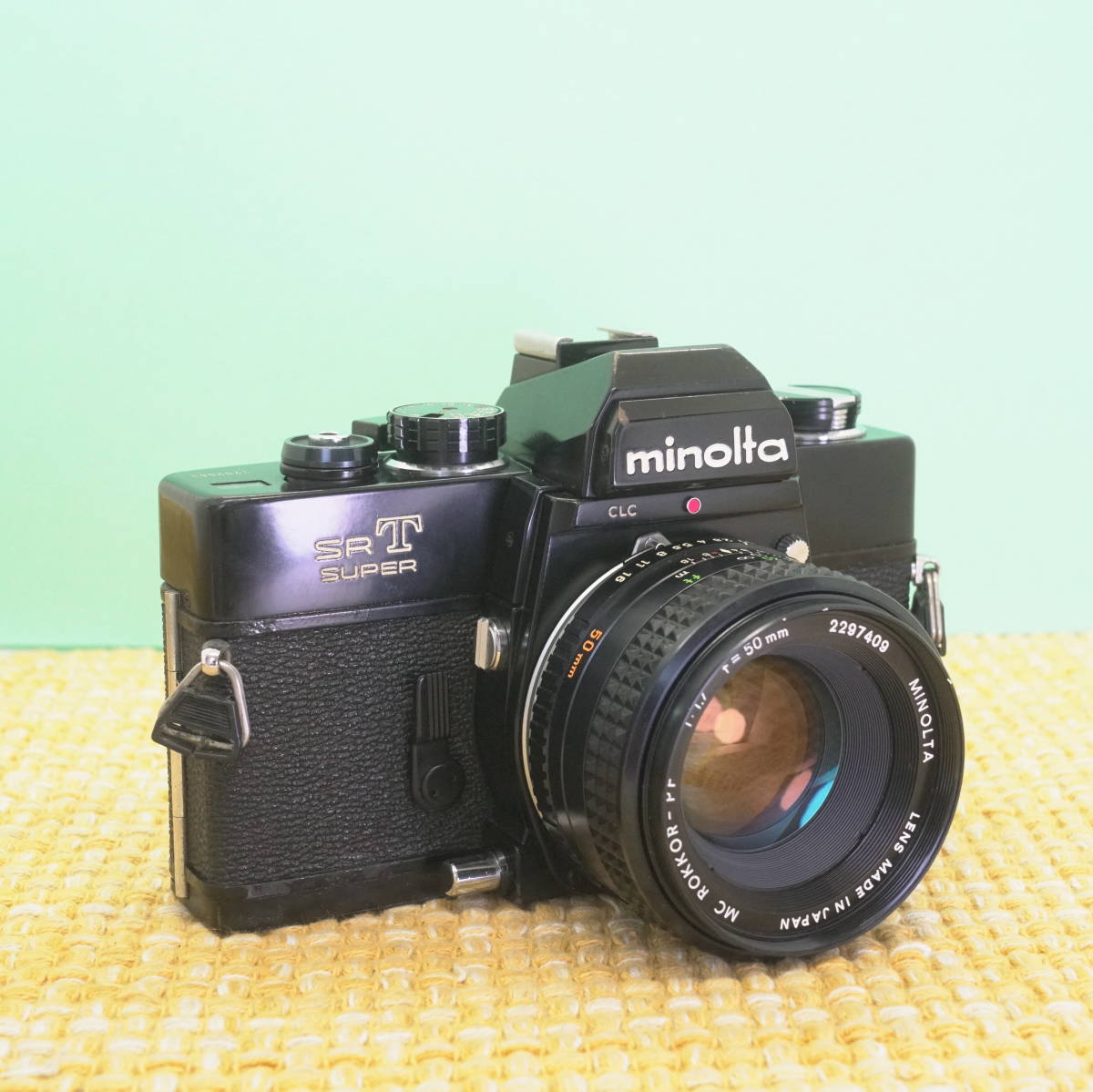完動品◎ミノルタSRT SUPER ブラック × 50mm f1.7 フィルムカメラ 69 