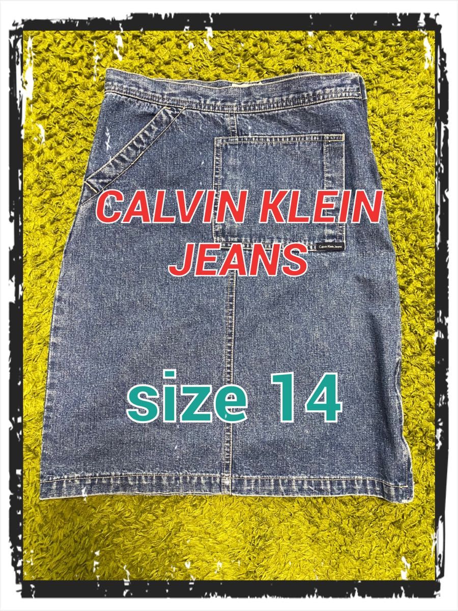 Calvin Klein Jeans/ デニムスカート（レディースファッション）ウエスト68 丈53