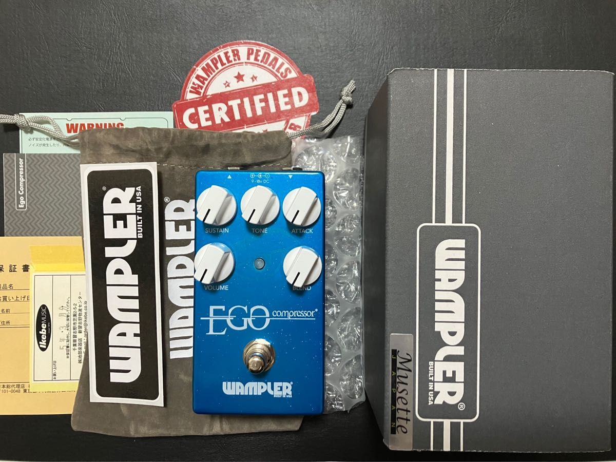 待望の再入荷! ヤバイGパン屋さん専用 WamplerPedals Ego Compressor