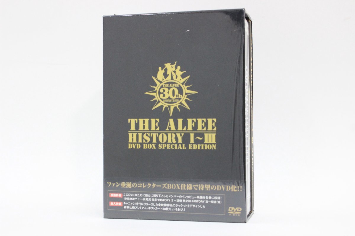 期間限定生産盤 THE ALFEE▽HISTORY I~III DVD-BOX SPECIAL EDITION