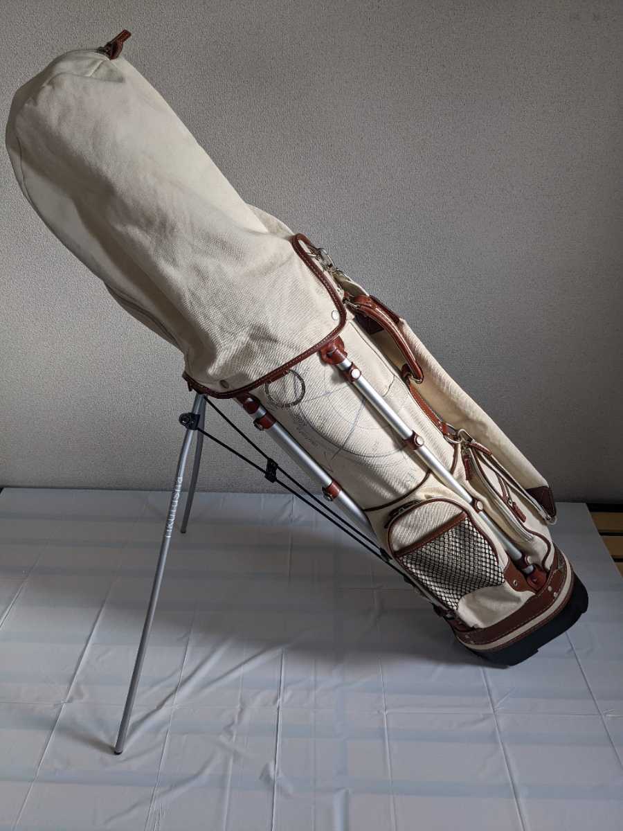 ☆1万円値下☆稀少・レア☆ 六風舎 キャディバッグ 帆布 ☆1万円値下☆稀少・レア☆ 六風舎 キャディバッグ 帆布