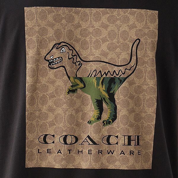 ◆新品/正規品◆【COACH★3848-S】コーチ 百貨店商品♪ トップス 半袖Tシャツ シグネチャー レキシー ブラック 定価17,600円 即決!!_画像7