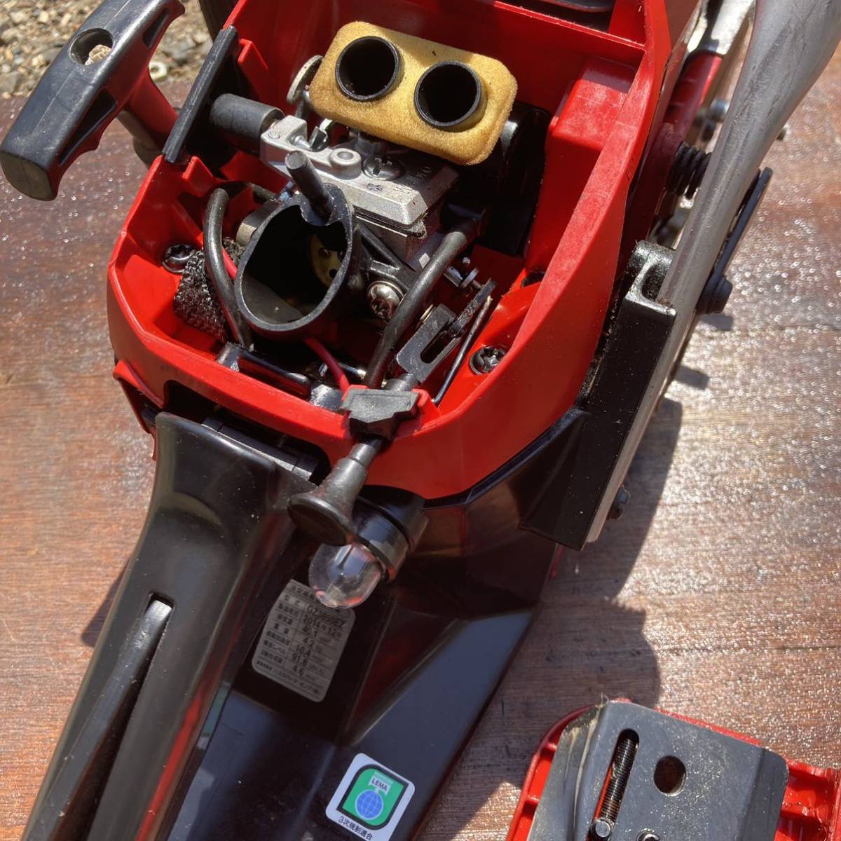 ハスクバーナ ゼノア エンジンチェーンソー GZ3850EZ バー40cm プライマリーポンプ新品 ソーチェン目立て エンジン快調
