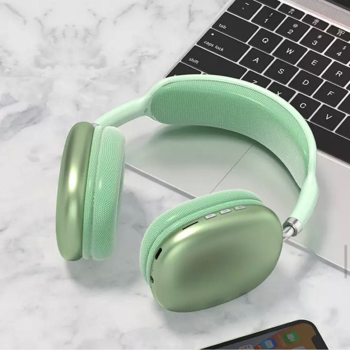 Apple AirPods Max ワイヤレスヘッドホン互換品 グリーン ノイズ Apple AirPods Max ワイヤレスヘッドホン互換品 グリーン ノイズ