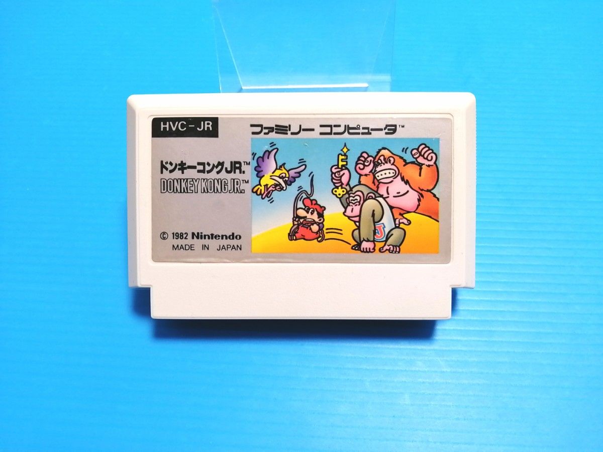 FC ファミコン ソフト ドンキーコングJR 絵ラベル 後期型 FC ファミコン ソフト ドンキーコングJR 絵ラベル 後期型