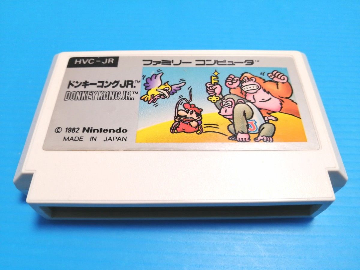 FC ファミコン ソフト ドンキーコングJR 絵ラベル 後期型 FC ファミコン ソフト ドンキーコングJR 絵ラベル 後期型
