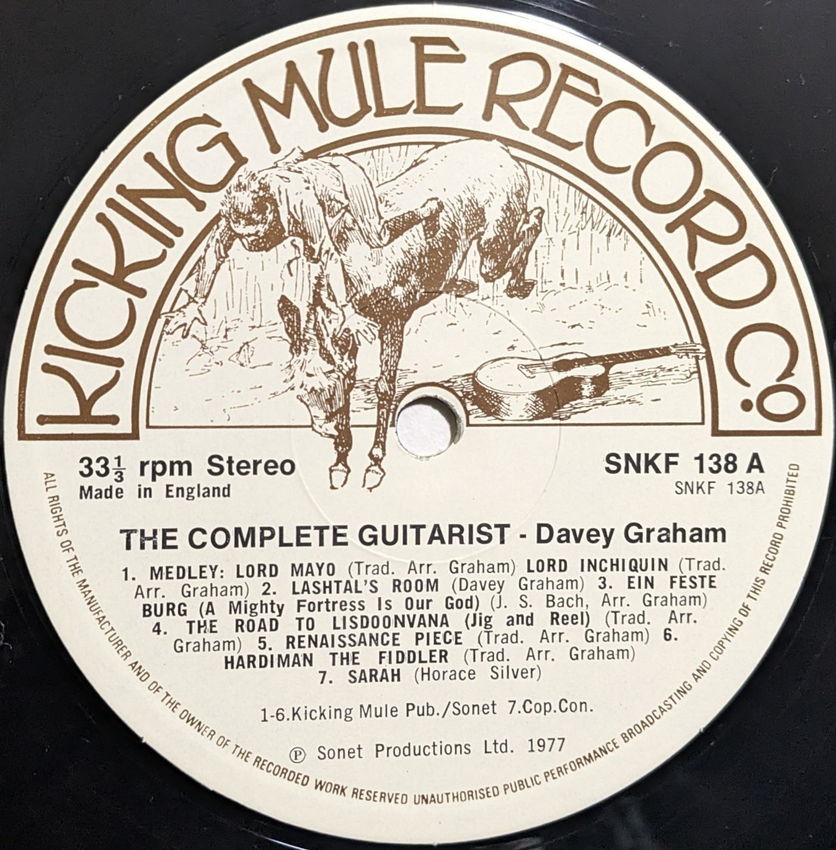 Davey Graham-The Complete Guitarist* Британия Sonet Orig. прекрасный запись /SSW/UK Folk