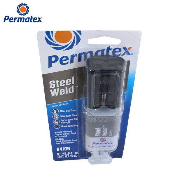 パーマテックス Permatex マルチメタル用パーマポキシー ( 2液性/各25ml ) 接着剤 アルミニウム 鉄 スチール 真鍮に PTX84109の画像1