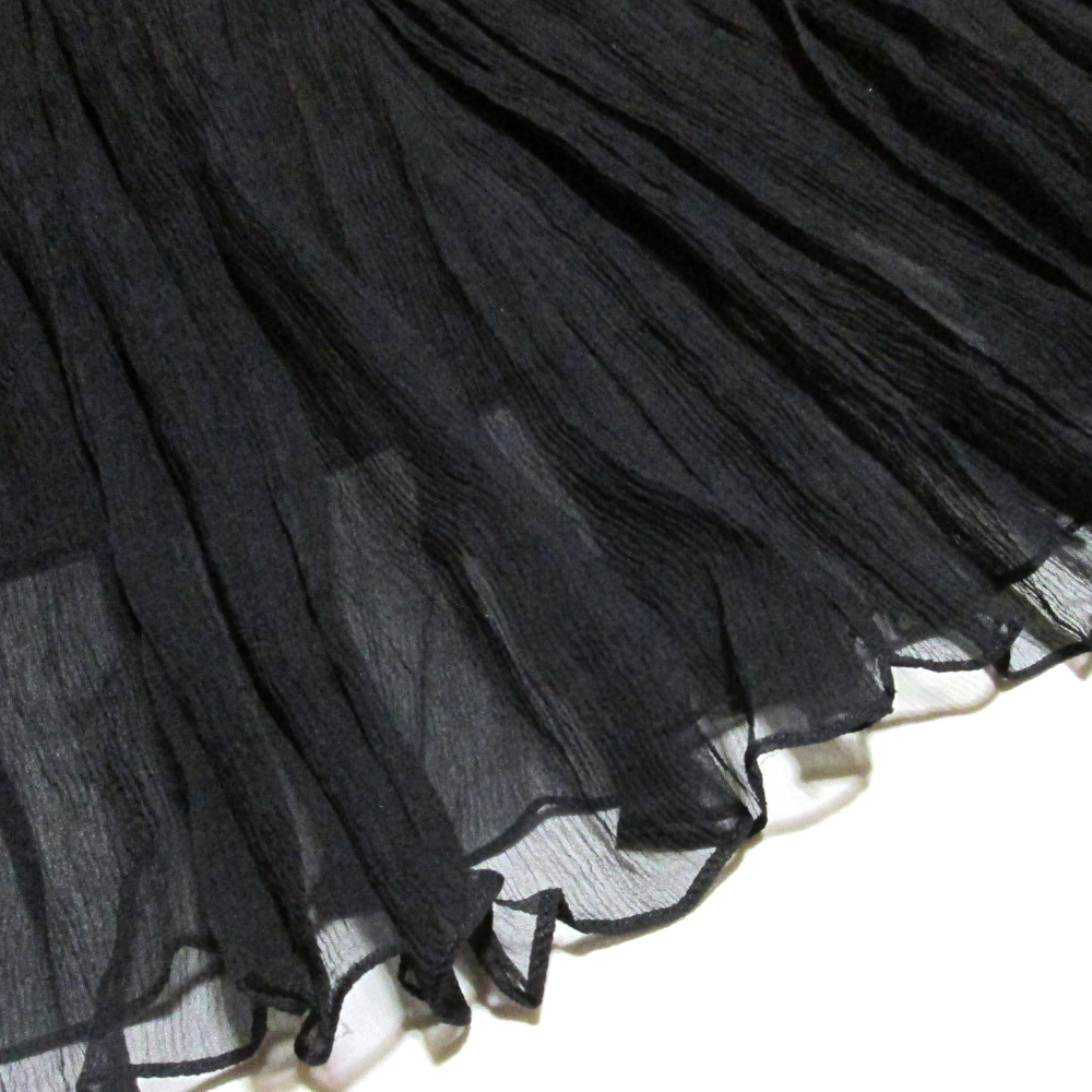 GUCCI　グッチ　「40」 イタリア製 シフォンドレープカットソー 135326-q_画像6