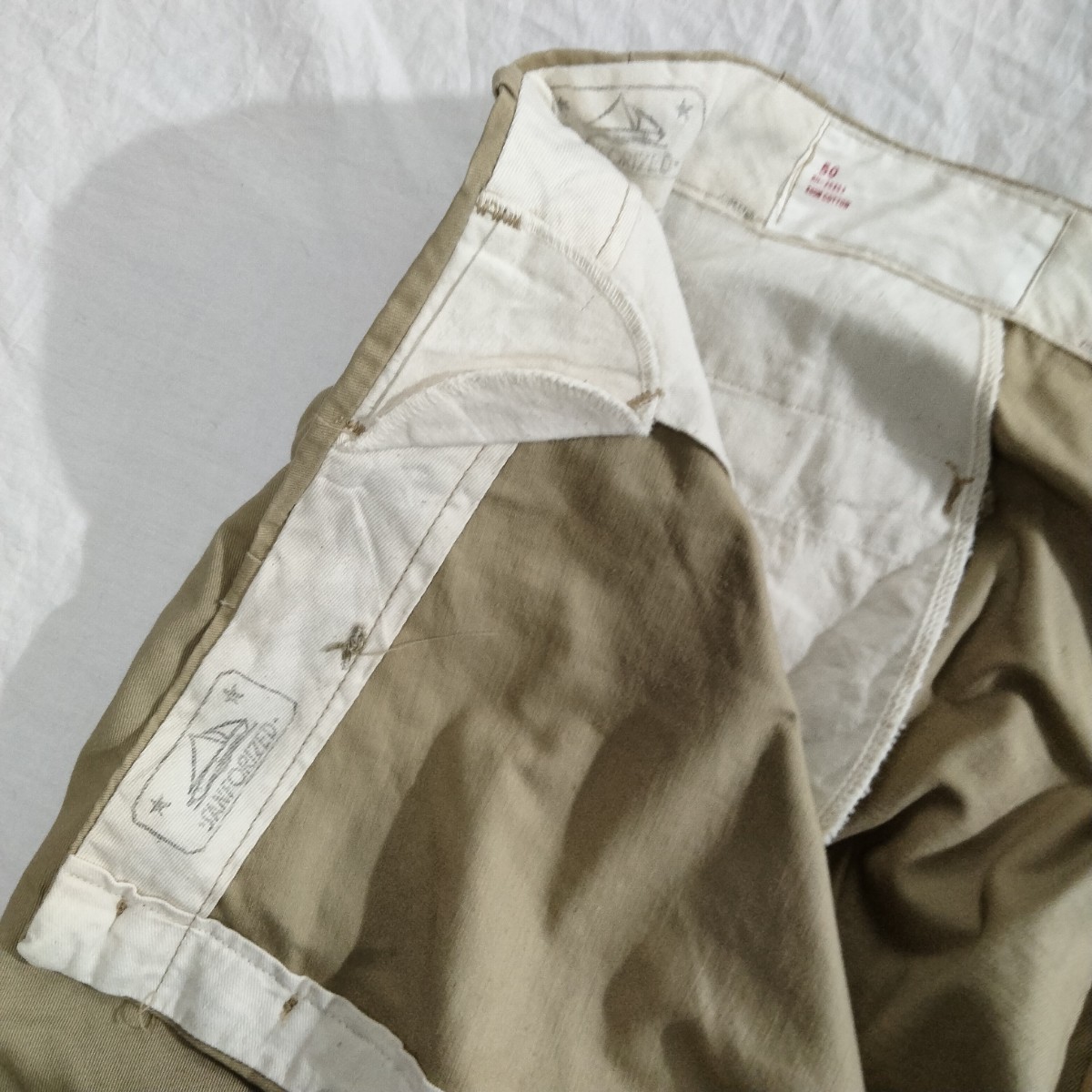 pacific overall Pacific overall button fly cotton chino trousers chinos Vintage vintage big 