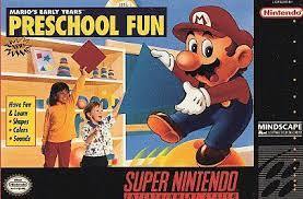 ★送料無料★北米版 スーパーファミコン SNES Mario's Early Years Preschool Fun スーパーマリオ