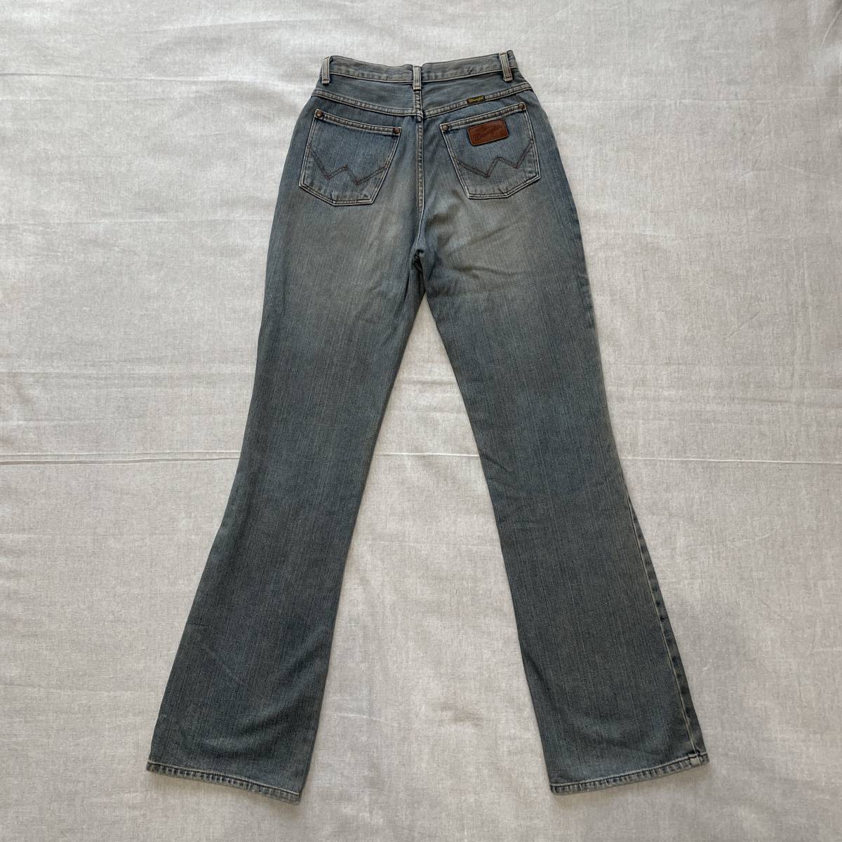  carefuly selected * rare color .. stylish old clothes Wrangler lady's Denim W34 old clothes boots cut 