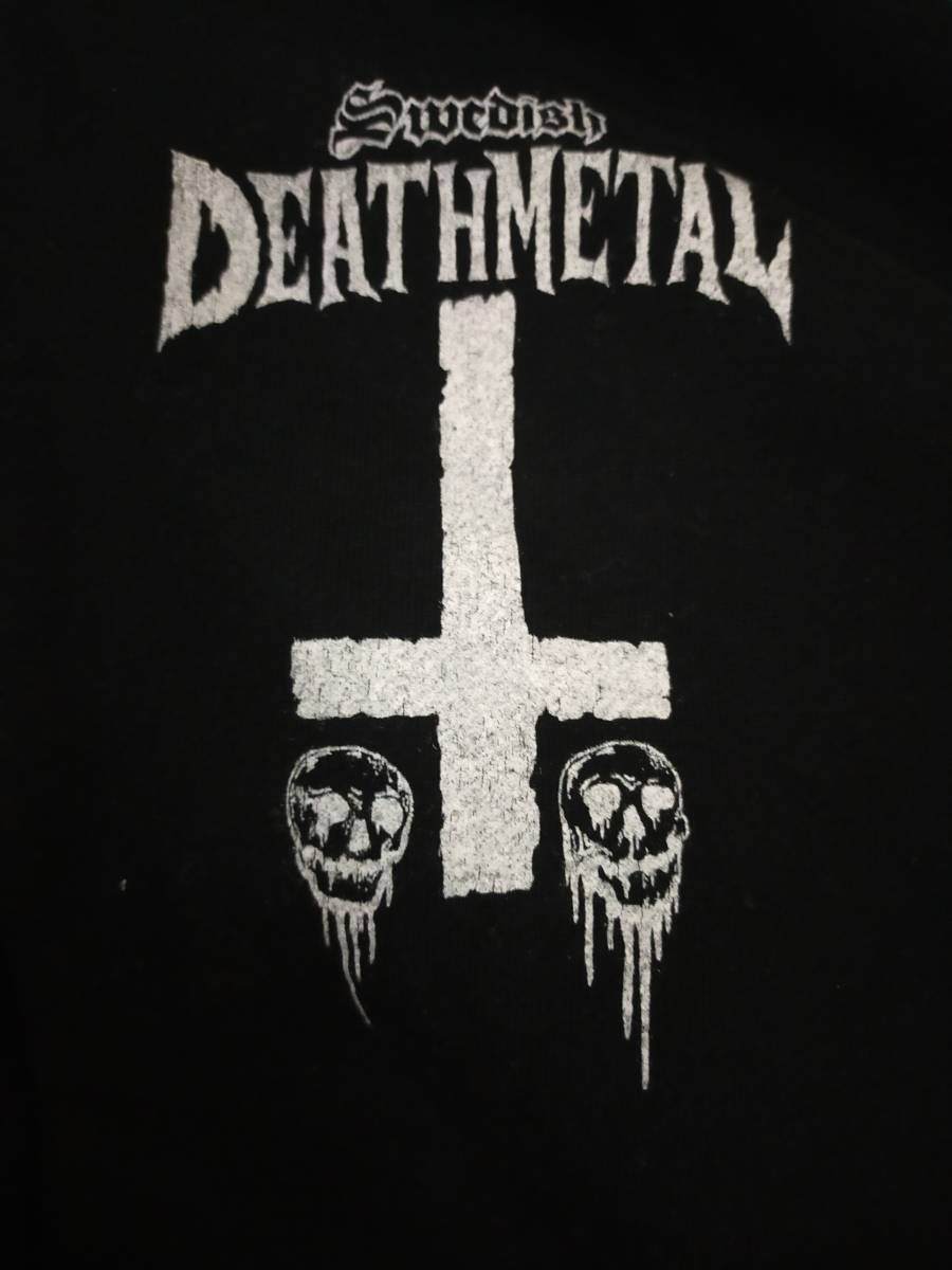 即決 スウェディッシュ・デスメタル　SWEDISH DEATH METAL　ジップ・アップ・パーカー　SIZE:M　サイズM　