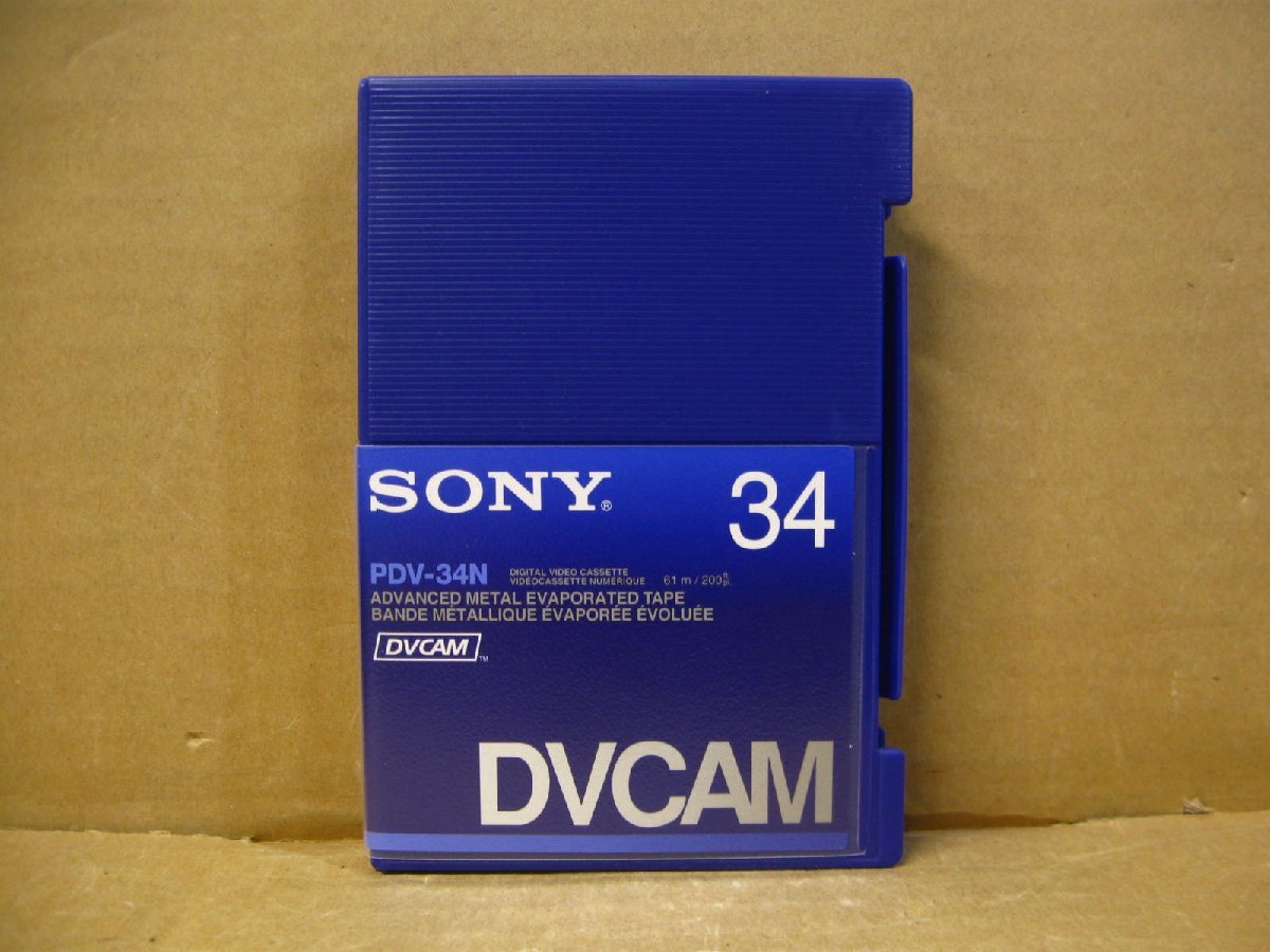 vSONY PDV-34N DVCAM standard tape 34 minute memory none 10 pcs set new goods Sony 