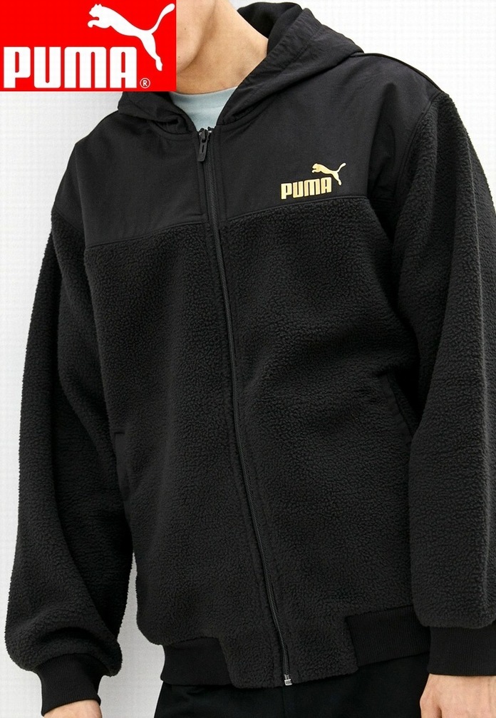 高感度ショップで2023年売れたブランド 送料無料 Hoodie Winterized puma ボアジャケット プーマ 新品 プーマ