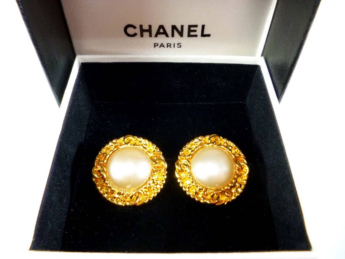 極美品☆シャネル☆CHANEL☆ココマーク×4☆パール☆イヤリング