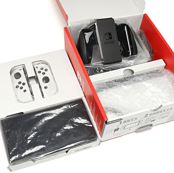 美品 Nintendo Switch(有機ELモデル) Joy-Con(L)/(R) ホワイト