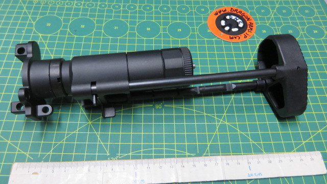 新品ARMYFROCE制マルイMP5K系電動ガン用メタル製HK416cタイプストックアです。cyma,classicarmy,vfc