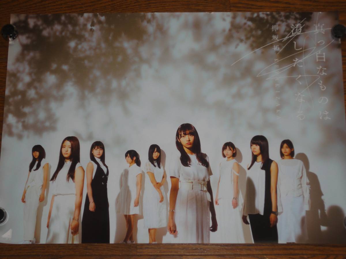 ヤフオク ポスター 欅坂46 真っ白なものは汚したくなる ヤフオク ポスター 欅坂46 真っ白なものは汚したくなる