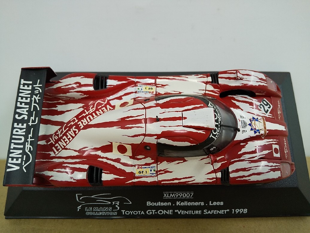 ■ビテス ONYXオニキス『XLM99007 TOYOTA GT ONE ”VENTURE SAFENET” #29 LE MANS 1998 トヨタ レーシングミニカー』_画像5