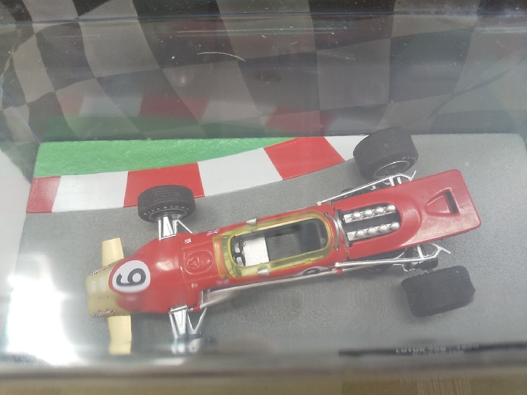 ■ デアゴスティーニ 1:43 LOTUS 49B - 1968 Graham Hill ロータス グラハム・ヒル レーシングモデルミニカー_画像4