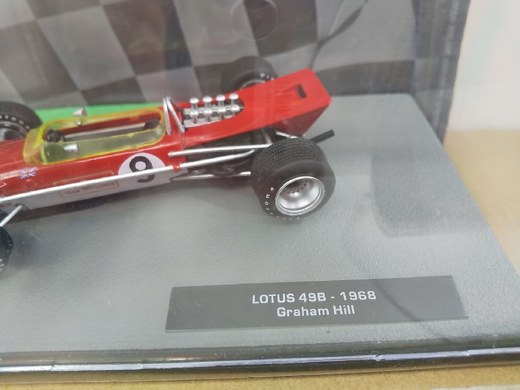 ■ デアゴスティーニ 1:43 LOTUS 49B - 1968 Graham Hill ロータス グラハム・ヒル レーシングモデルミニカー_画像5