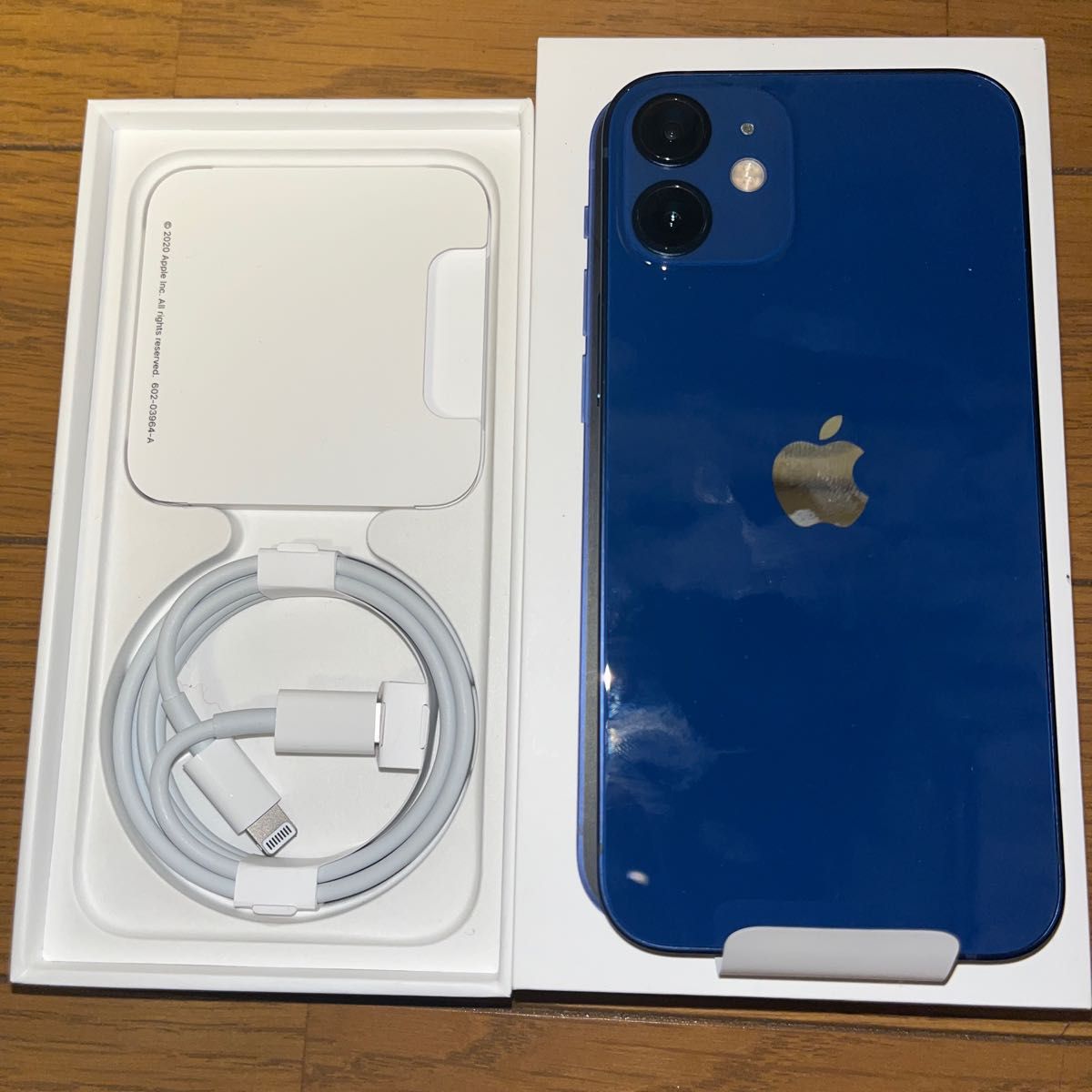 未使用品］[AppleCareにて新品交換]iPhone 12 mini 128GB ブルー SIM 