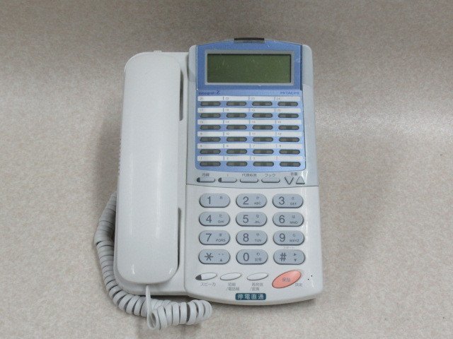 Ω ZZC1 6047♪ 保証有 キレイ 日立 iZ 24ボタンバックライト付ISDN停電機 ET-24iZ-TELPFI2 動作品・祝10000！取引突破！同梱可