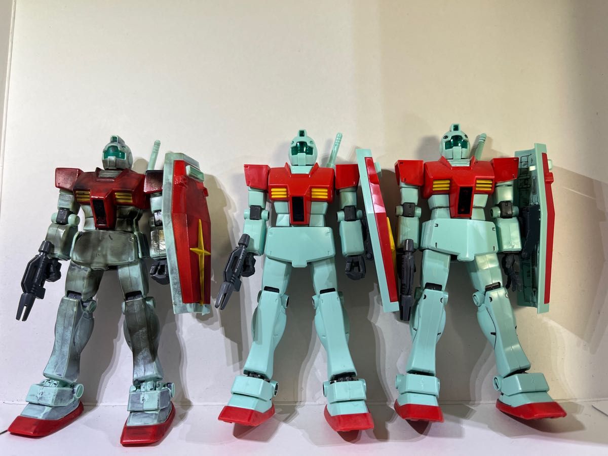 ガンプラ 完成品 HGUC ジム 3機セット ジャンク|Yahoo!フリマ(旧