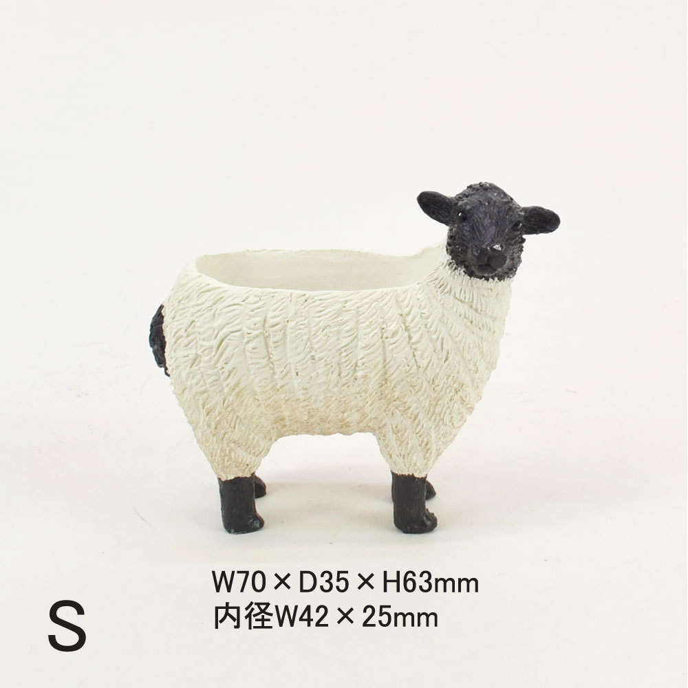  resin miniature pot sheep pot Ssa Fork .