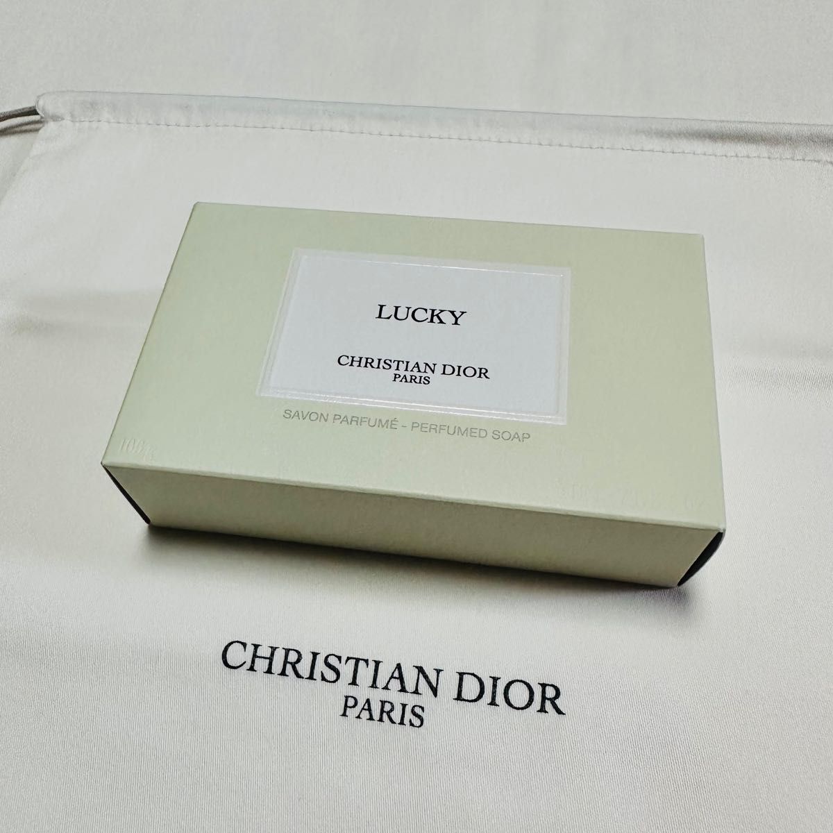 Christian Dior ディオール ラッキー ソープ 石鹸 100g 巾着付き 新品未使用♪