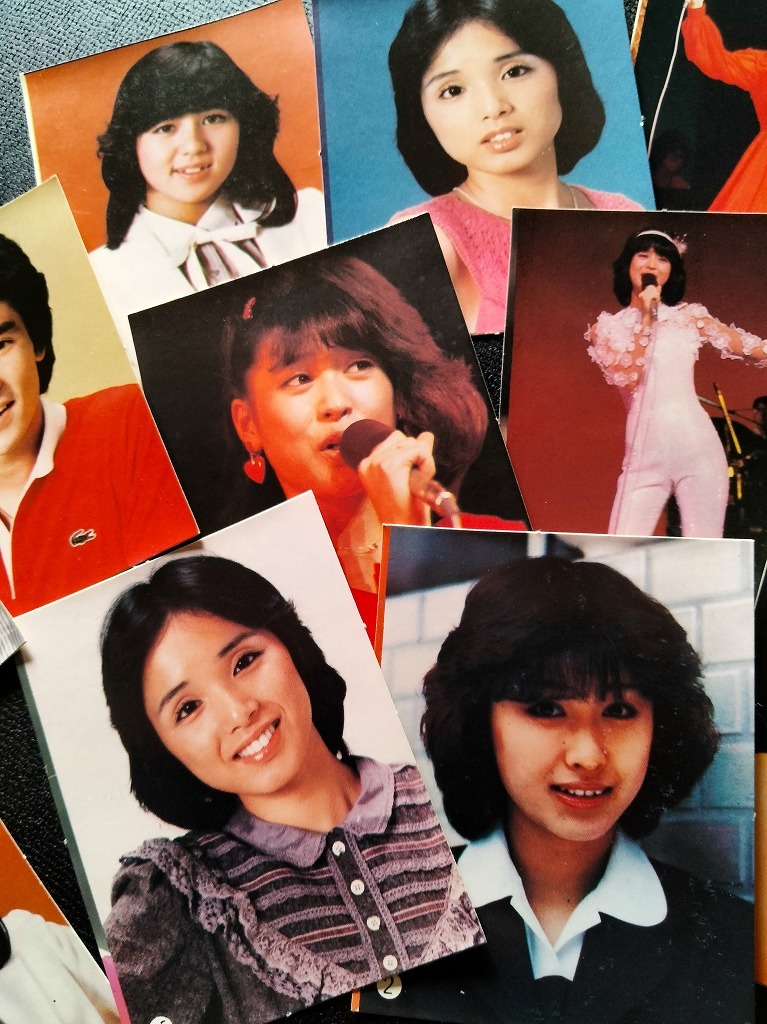 松田聖子 裸足の季節♪ 郷ひろみ 1970年～1980年代 アイドルシール 当時物 未使用 12枚セット !! ☆ 石野真子 高田みづえ 三原じゅん子_画像8