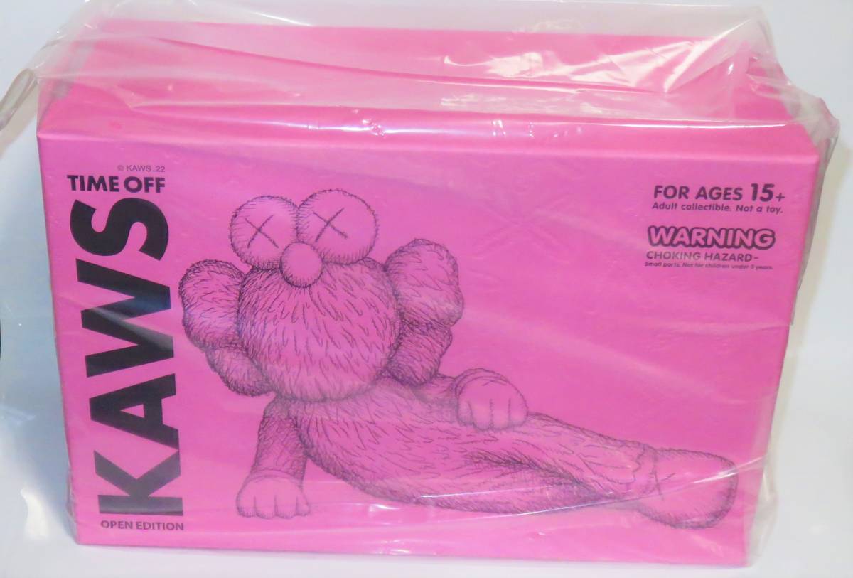 新品未開封 国内正規品】KAWS TIME OFF PINK medicom toy メディコム