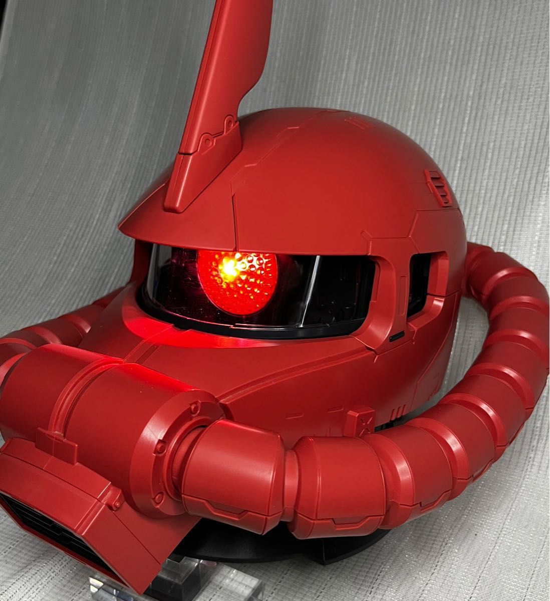 シャア専用ザク ソフトバンク ザクヘッド 1/12 中古品ジャンク シャア専用ザク ソフトバンク ザクヘッド 1/12 中古品ジャンク