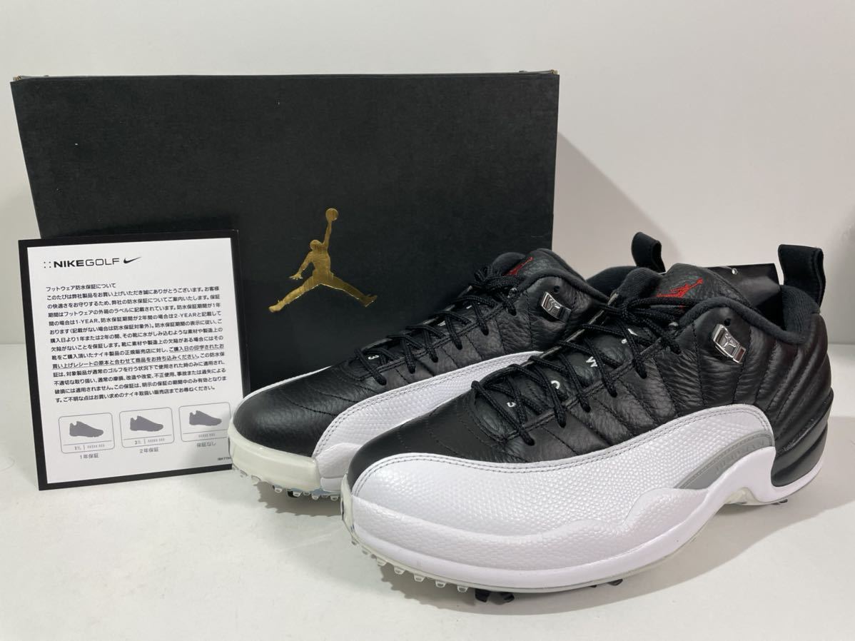 【送料無料】【新品】28㎝　NIKE AIR JORDAN 12 LOW GOLF PLAYOFFS ナイキ エア ジョーダン 12 ロー ゴルフ  プレイオフ