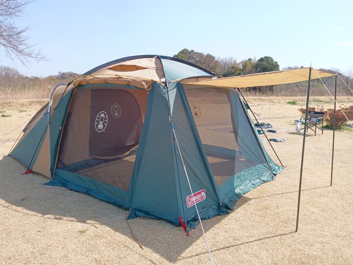 Coleman コールマン ラウンドスクリーン2ルームハウス Model.170T14150J 設営確認済み 2ルームテント