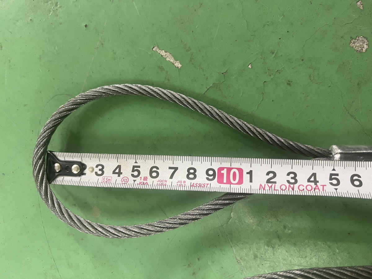 ワイヤー 6mm(2分)×8m JIS規格☆10本セット☆ワイヤーロープ ワイヤー 6mm(2分)×8m JIS規格☆10本セット☆ワイヤーロープ