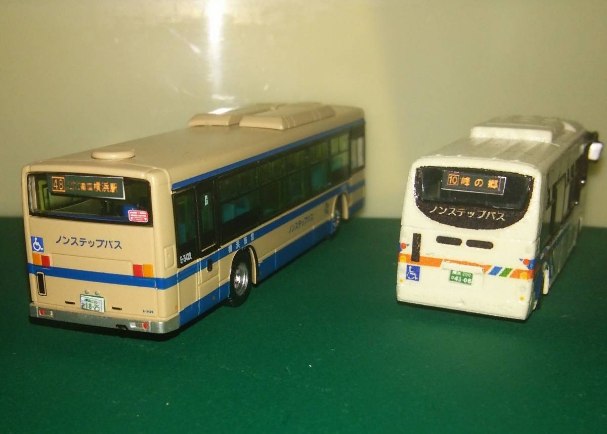 バス方向幕ステッカー(横浜市交タイプ6)【Nサイズ・バスコレなどに】_使用例