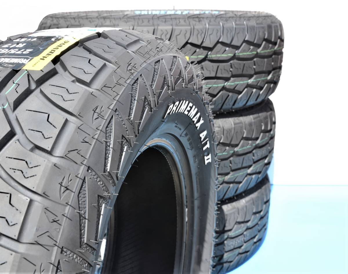 275/65R17 A/T 115T ホワイトレター 4本セット 2023年製造 ロードマーチ プライムマックス A/T II Roadmarch / 4本セット 2023年製造 新品_画像7