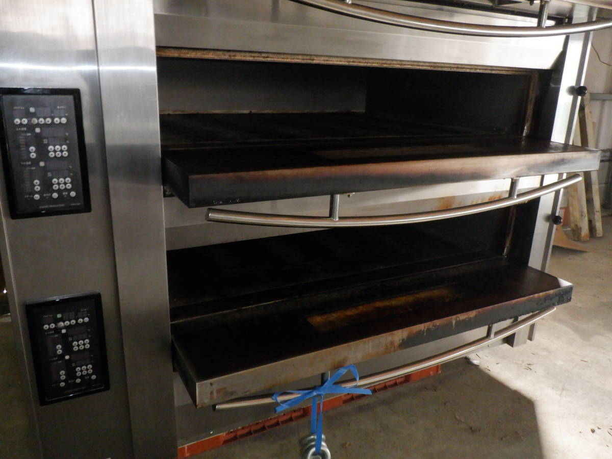 AS3*2020 year made * beige The Cars production *. warehouse /3 -step type deck oven *TSL-43Y-T* three-phase 200V*50/60Hz* indoor for * business use * bread shop * confectionery *