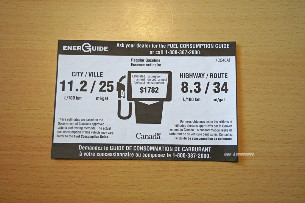 US Mazda original 06-07 MAZDA 5 new car hour gasoline information label USDM North America JDM previous term PREMACY Premacy CR3W CREW CR series other CX-9