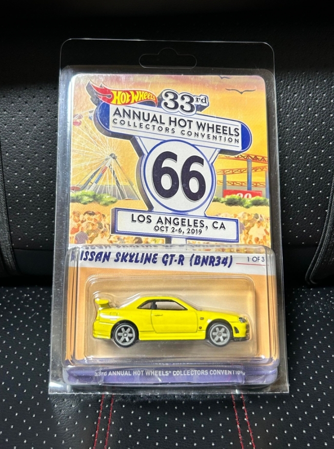 Hot Wheels Nissan Skyline GT-R (BNR34) 33rd Annual Collectors Convention ロサンゼルスコンベンション限定
