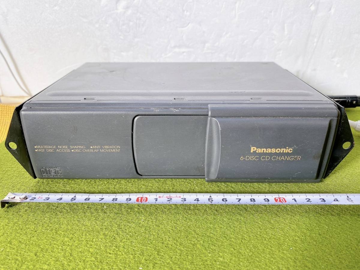 貴重　Panasonic　パナソニック　レトロ　CX-CW1100B　6-DISC CD CHANGER　CDチェンジャー　ミニコンポ　長期保管品　現状品_画像2