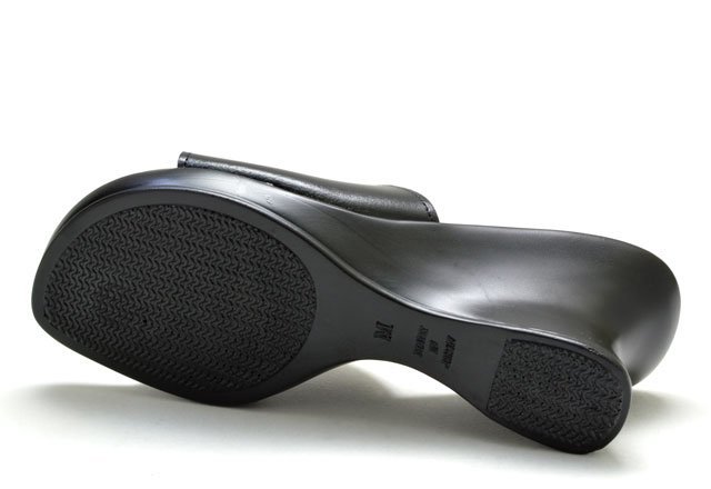 新品 レディースサンダル 600 黒 L寸 レディースヘップ 厚底サンダル ウエッジソール ヘップサンダル 厚底靴 日本製 婦人靴 靴_画像4