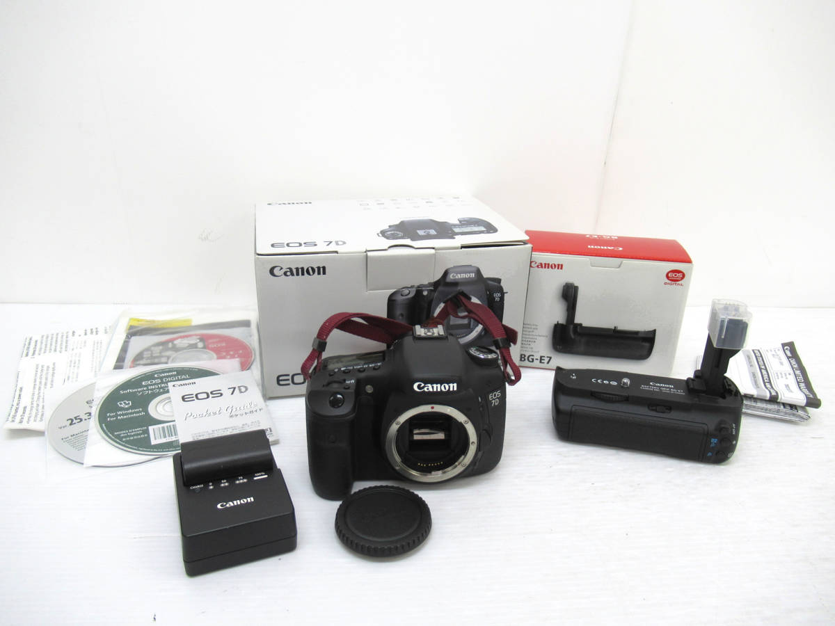 ヤフオク! - 【Canon/キヤノン】寅⑥12//EOS 7D/BG-E7/元箱 取...