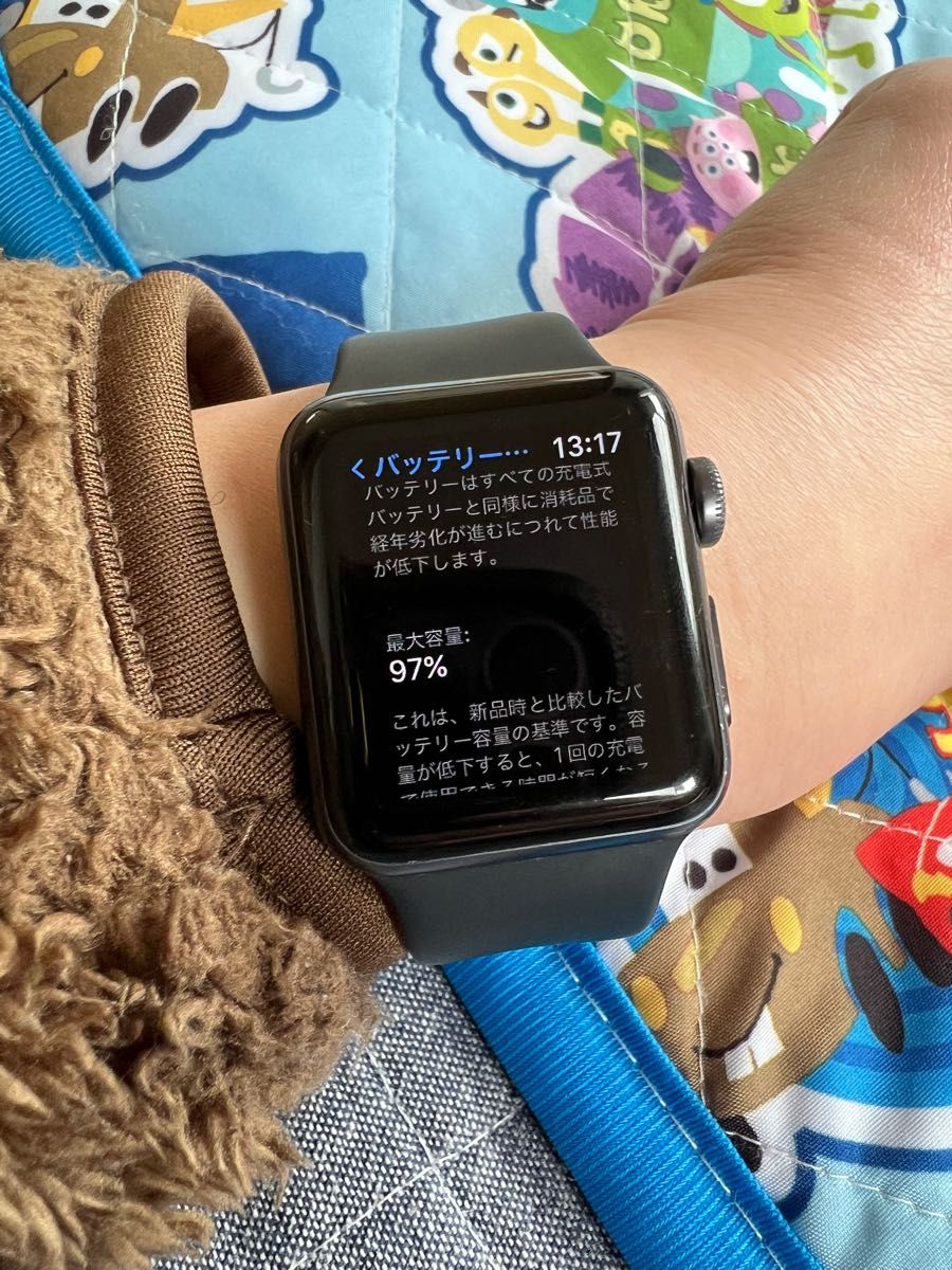 くすみ水色 apple watch ultra 純正新品バンド着き美品 GW限定値下げ
