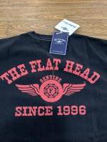 THE FLAT HEAD FN-THC-202 S/S TEE FLYING WHEEL BLK 38_画像2