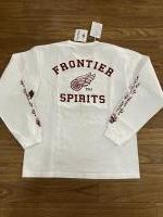 THE FLAT HEAD FN-THCL-106 L/S TEE FRONTIER SPIRITS WHT 40